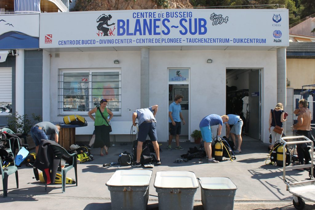 centro de buceo blanes sub